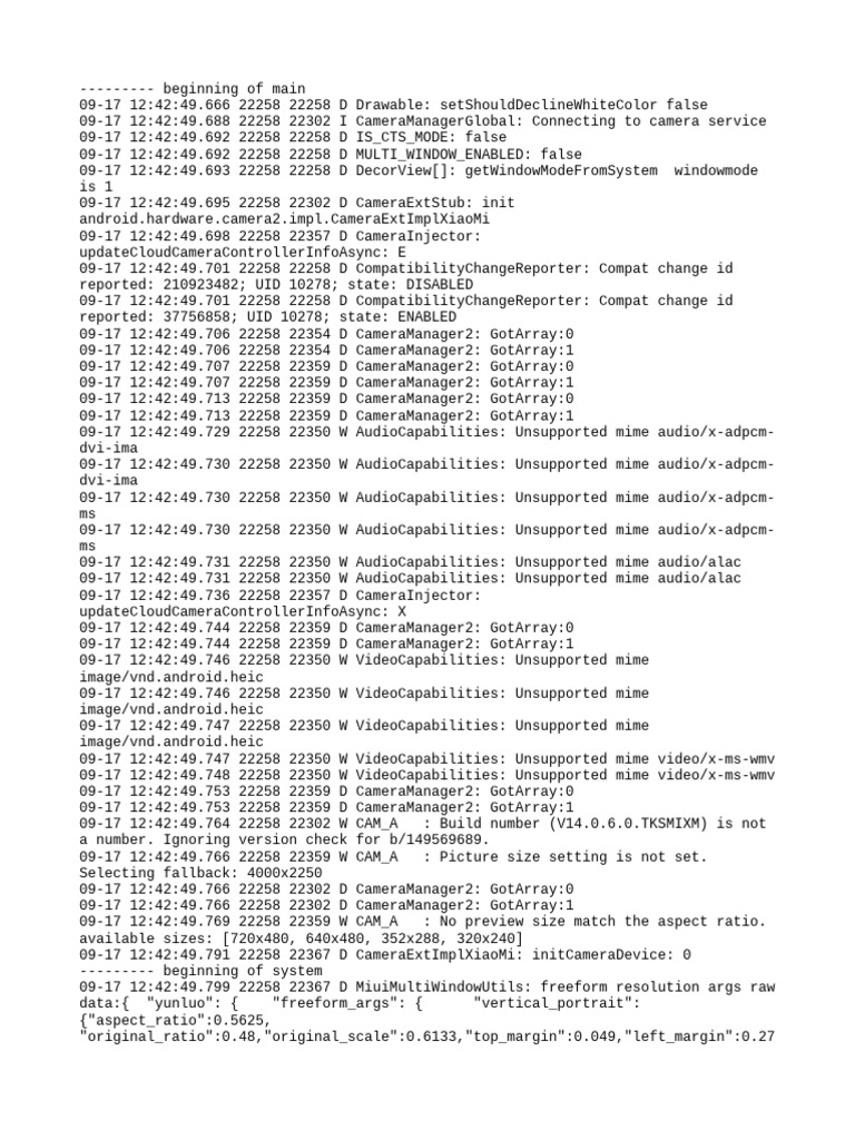 Camera and Multi-Window Logs Analysis | PDF | Computing | Computer ...
