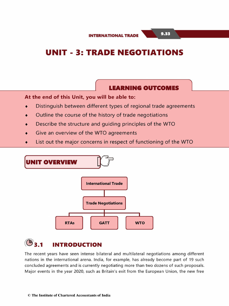 Understanding Trade Negotiations and Agreements | PDF | World Trade ...