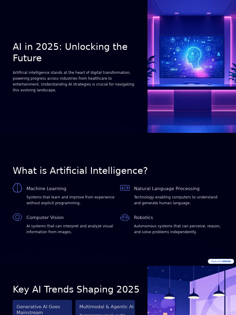 AI Strategies for Business Success 2025 | PDF | Artificial Intelligence ...
