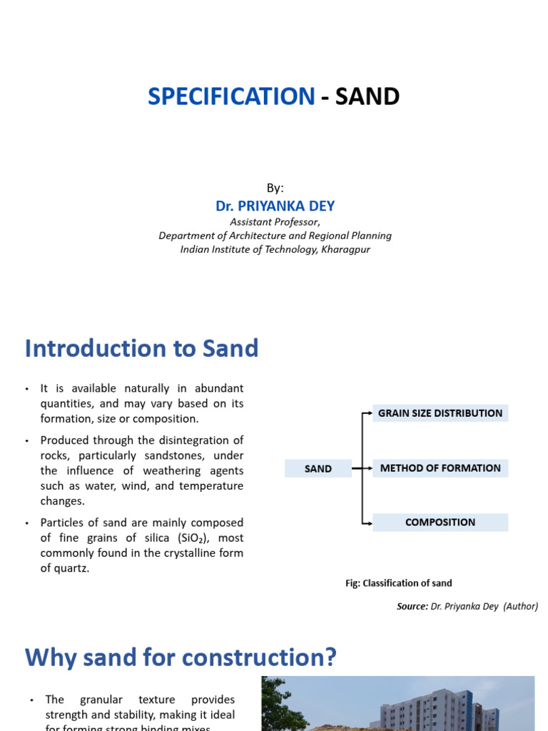 Zone 2 Sand Specification Overview | PDF | Sand | Concrete