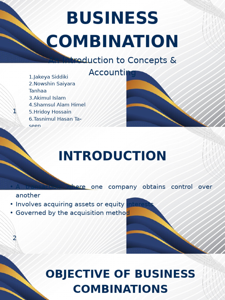 Business Combination | PDF | Mergers And Acquisitions | Goodwill ...