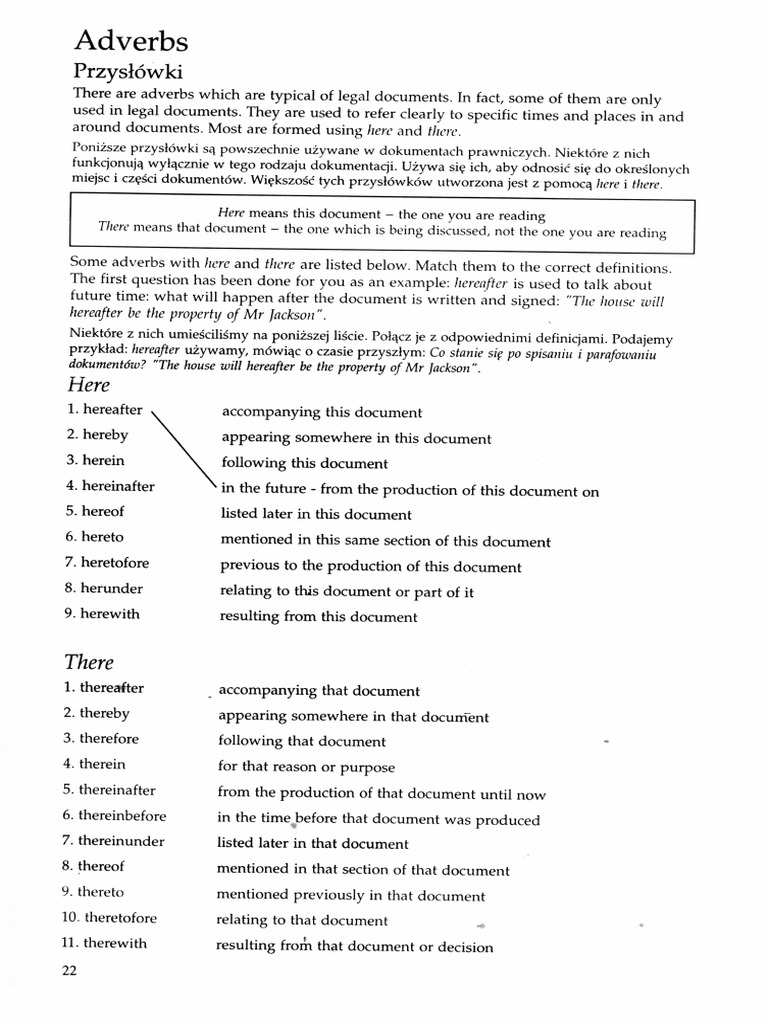 Here There Exercises | PDF