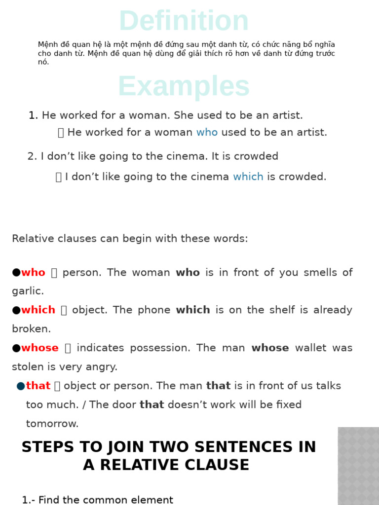 UNIT 9 - Relative Clause | PDF