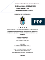 Tesis Maestria Habitos de Estudio Autoestima y Rendimiento Academico Jose Gilberto Lopez Vega