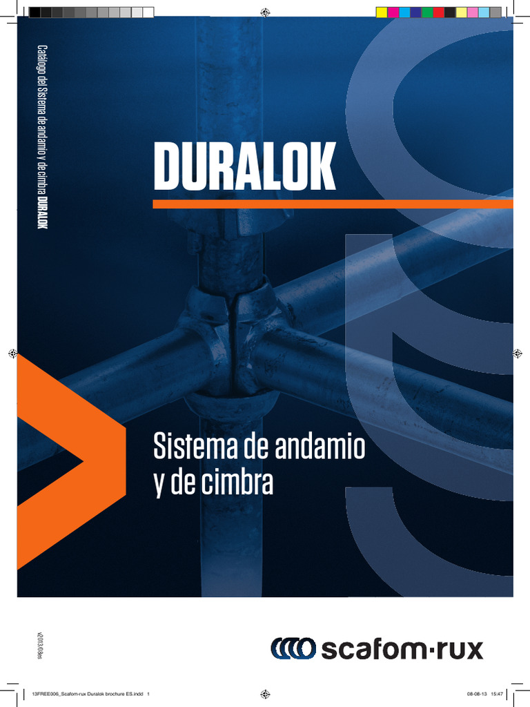 Catálogo DURALOK: Andamios y Cimbra | PDF | Andamio