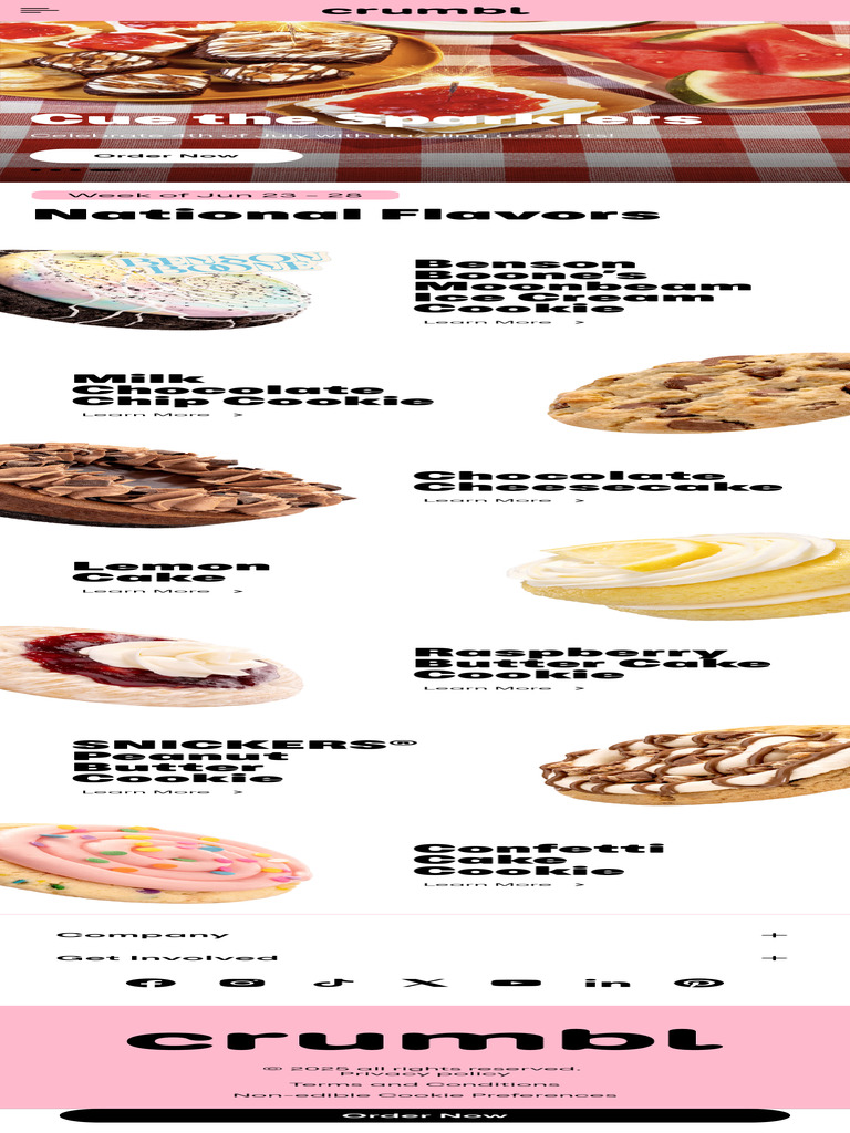 Crumbl - Freshly Baked Cookies & Desserts | PDF