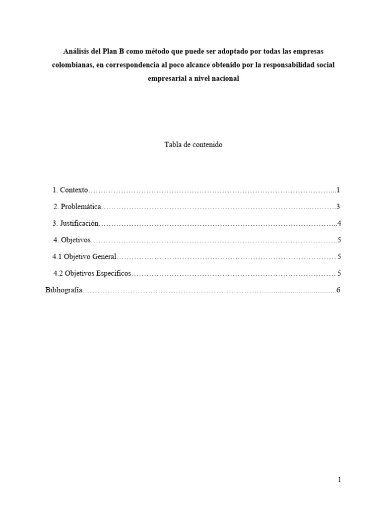 Análisis Del Plan B | PDF | Sustentabilidad | Entorno natural