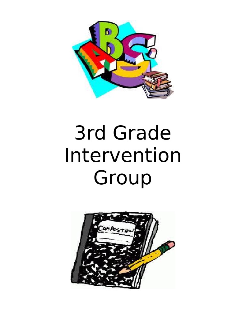 3rd Grade Intervention Group | PDF