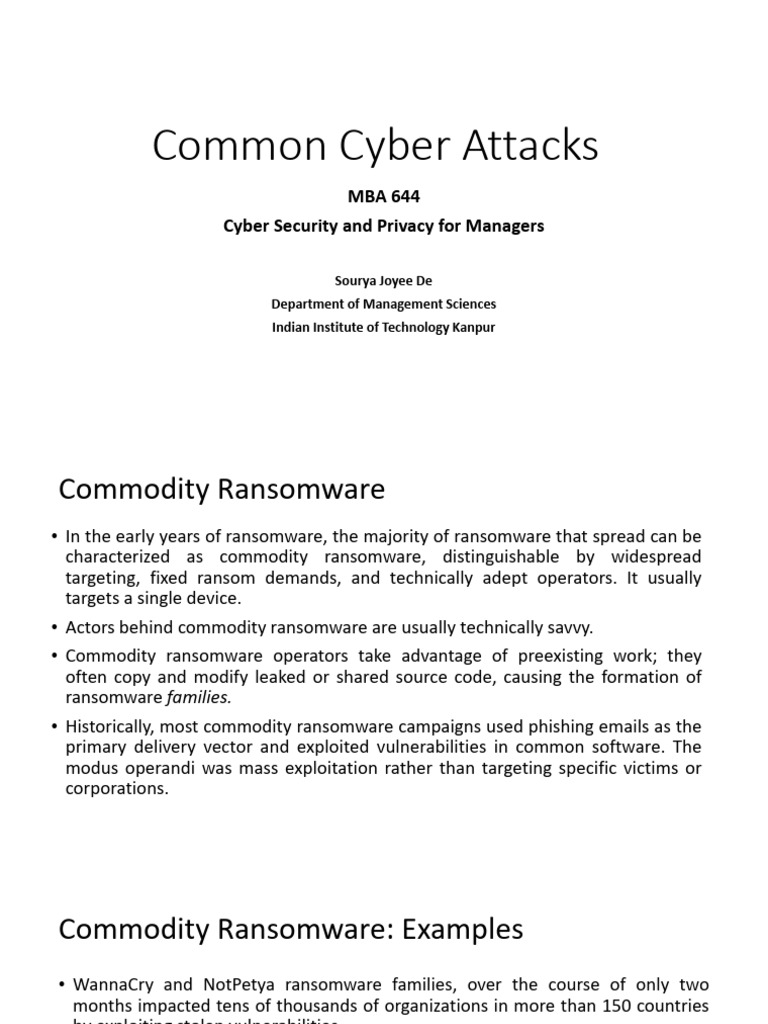 Understanding Ransomware Types and Tactics | PDF | Ransomware | Security