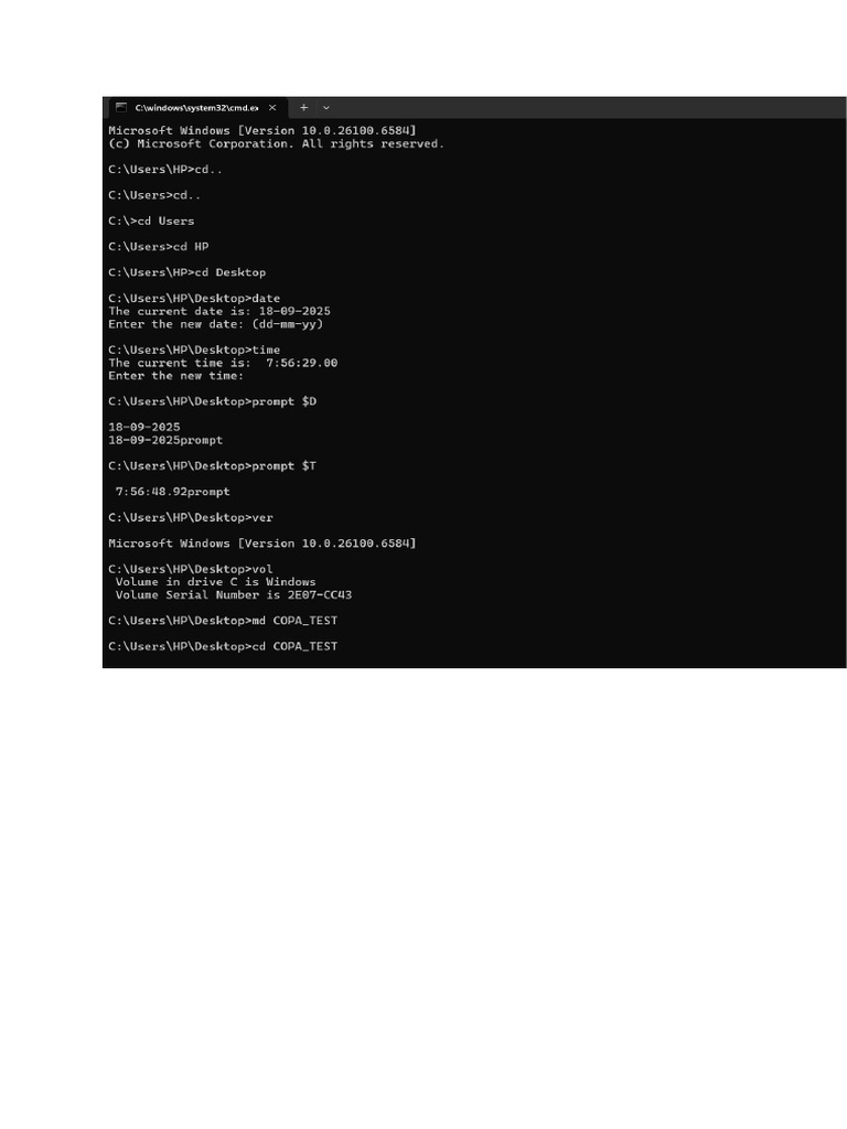 DOS Command | PDF