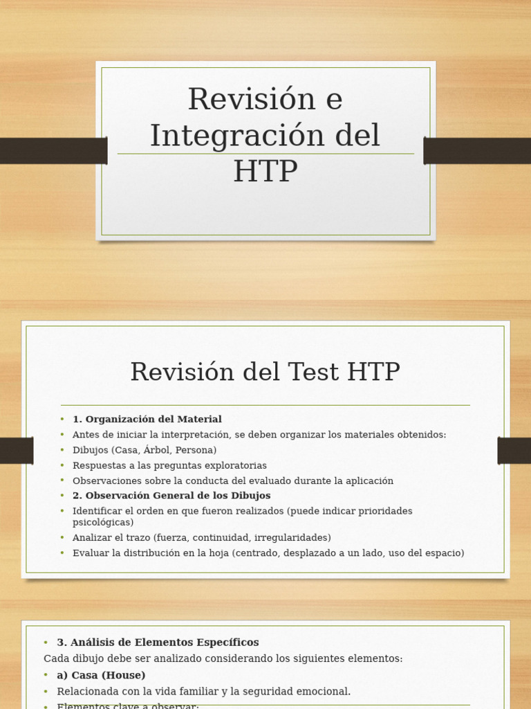 Análisis e Interpretación del Test HTP | PDF | Las emociones | Sicología