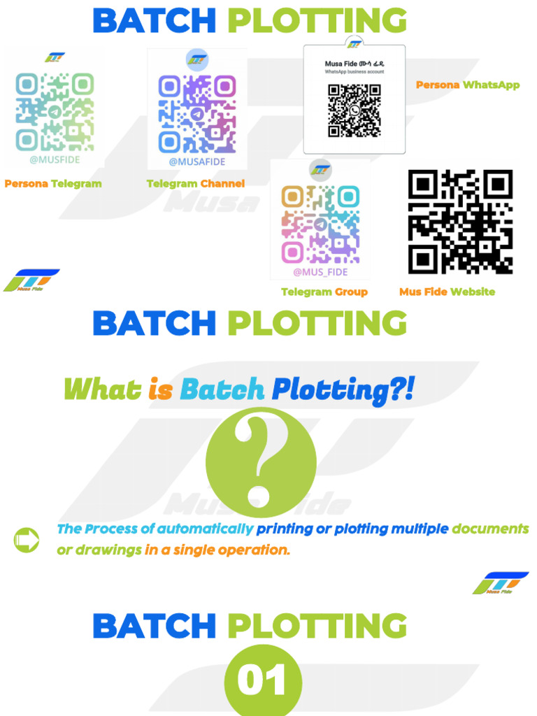 Batch Plotting Overview and Setup | PDF