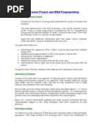 Download Human Genome Project and DNA Fingerprinting by nicholasmith SN9191056 doc pdf