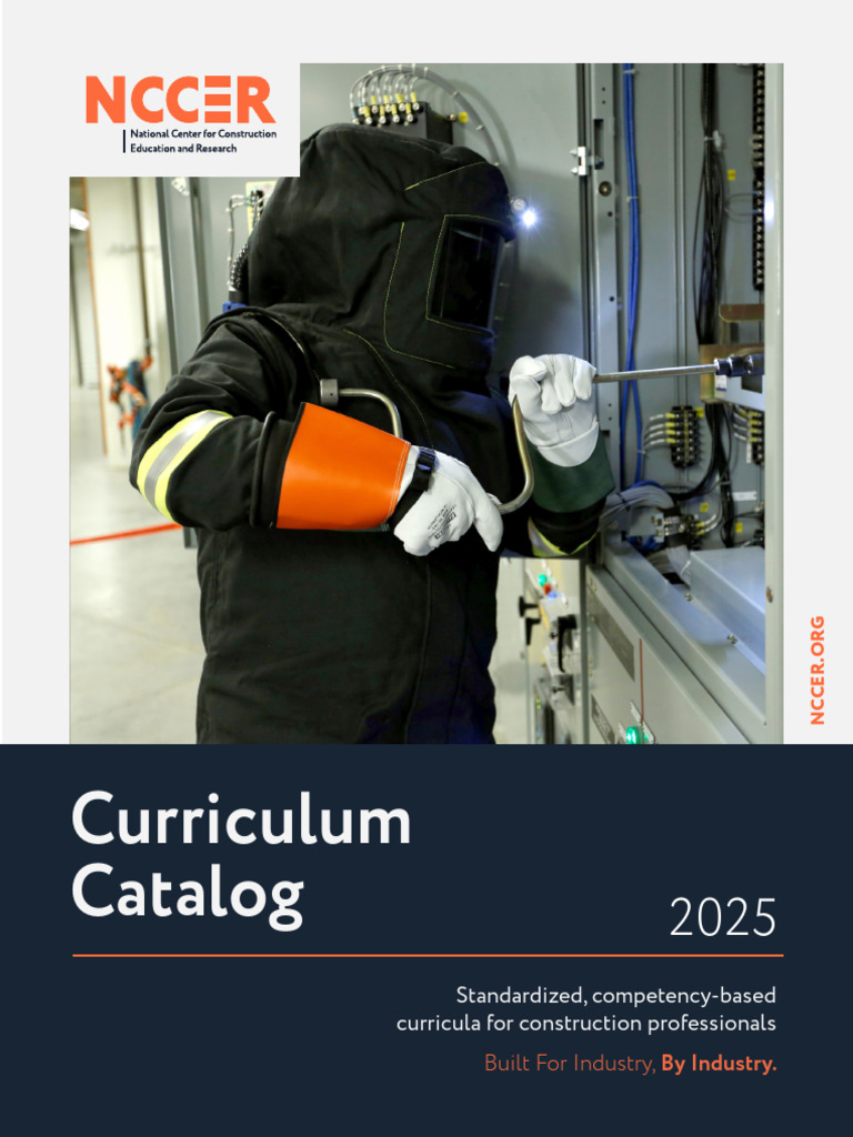 2024 NCCER Construction Curriculum Catalog | PDF | Credit Card | Receipt