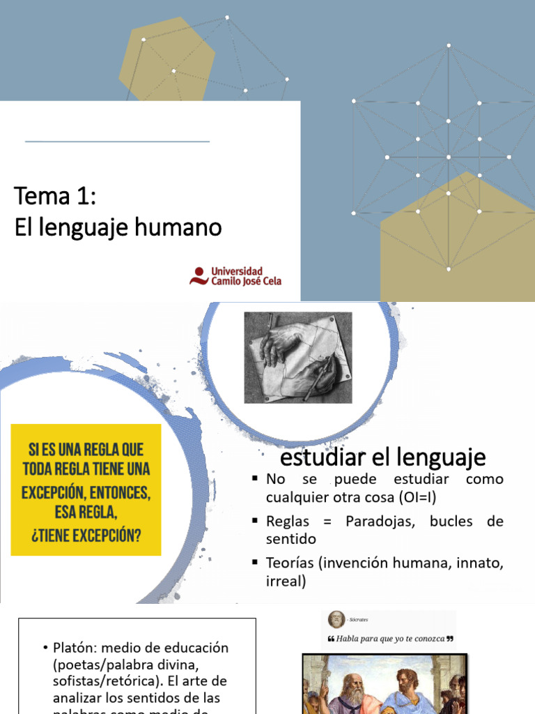 Historia y funciones del lenguaje humano | PDF | Lingüística | Martin ...