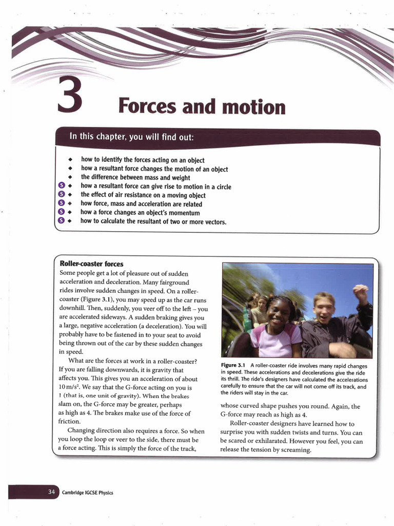 Forces and Motion Topic 3 | PDF