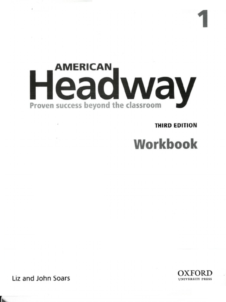 American Headway 1 Third Edition Work Book | PDF, image size:768x1024