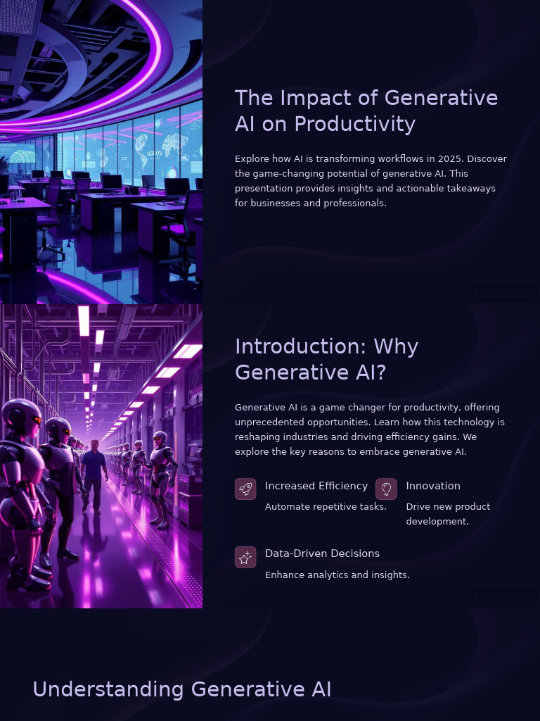 The Impact of Generative AI On Productivity | PDF | Artificial ...