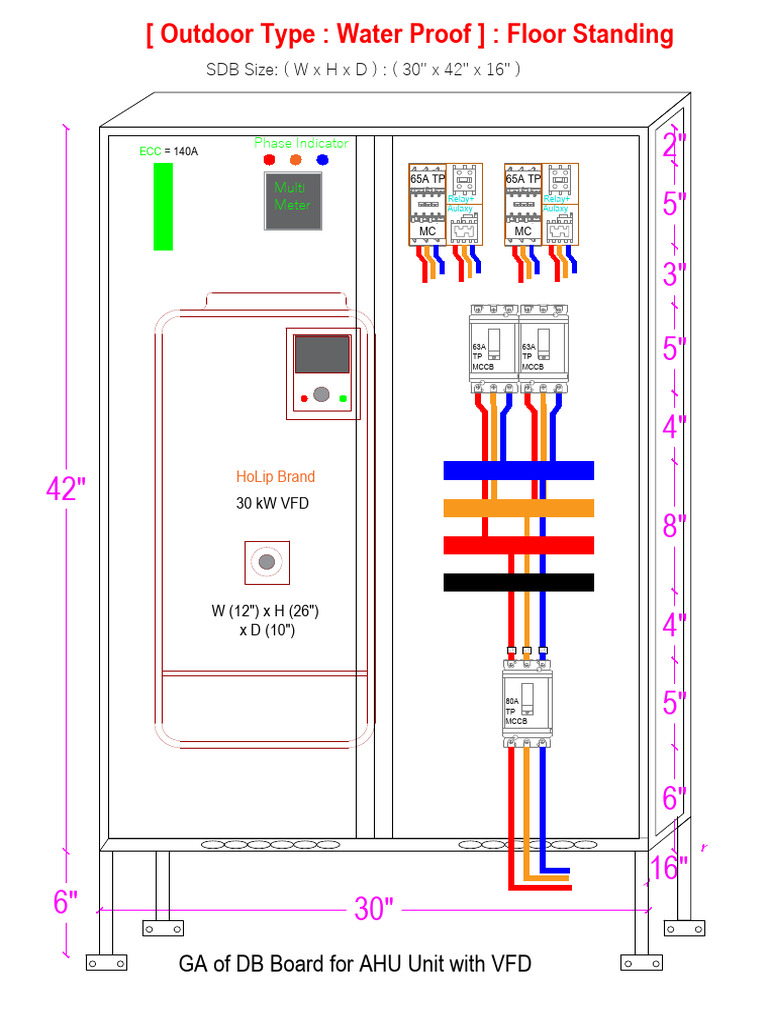 AHU Unit VFD Specifications and Details | PDF