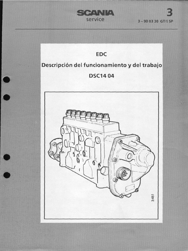 Manual Sistema EDC Scania EDC 14 | PDF