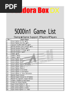 Classic Fighting Game List | PDF