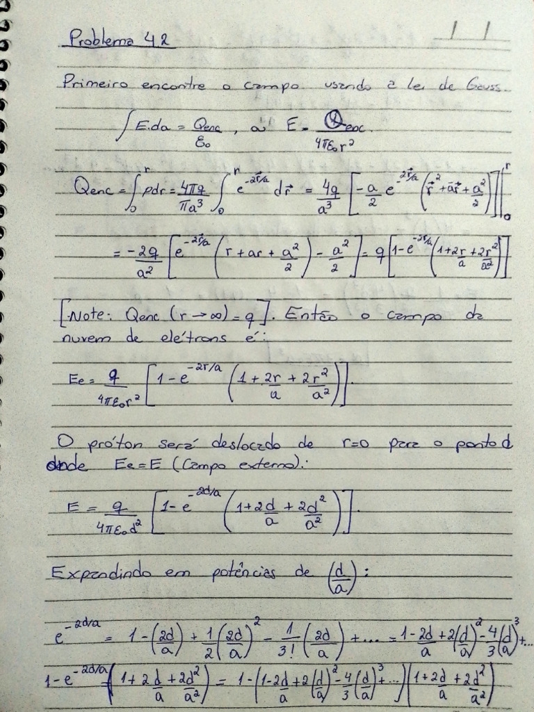 Lista 3 - Griffiths Eletrodinâmica | PDF