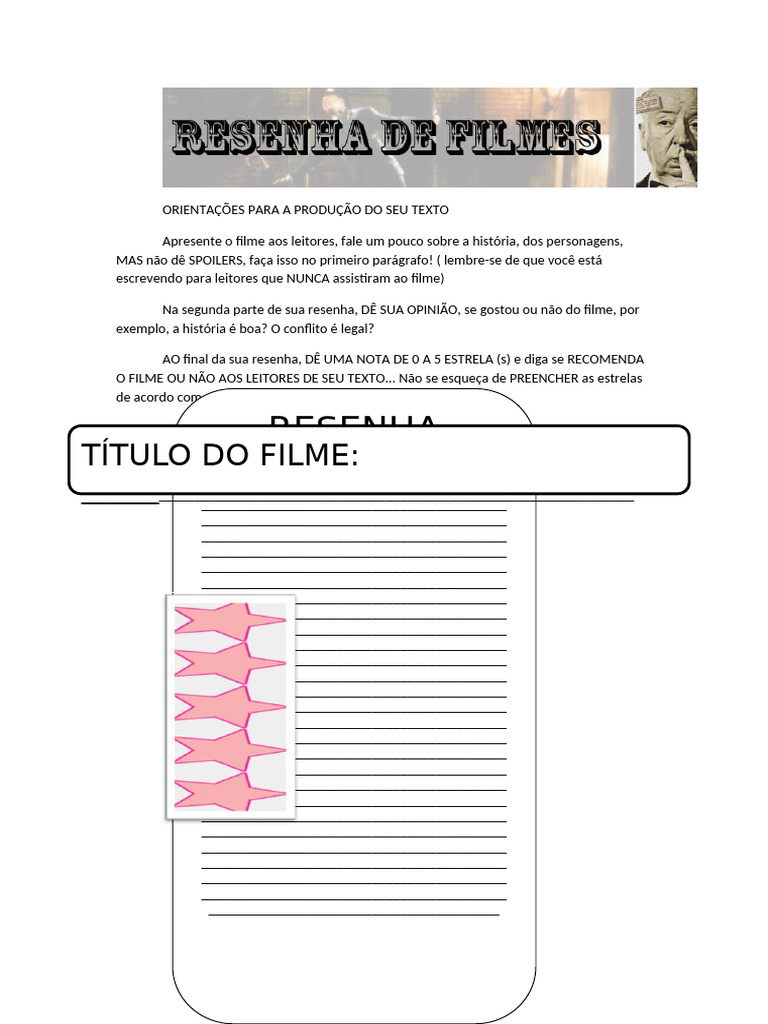 Como Escrever uma Resenha de Filme | PDF
