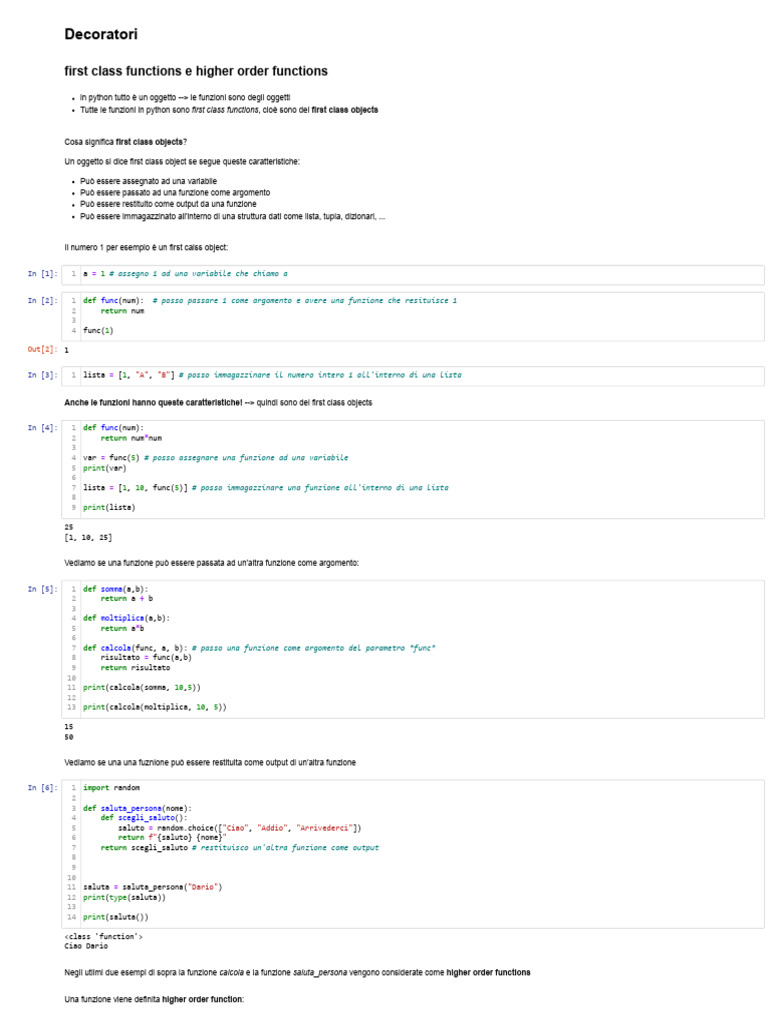 15 Decoratori - Jupyter Notebook | PDF