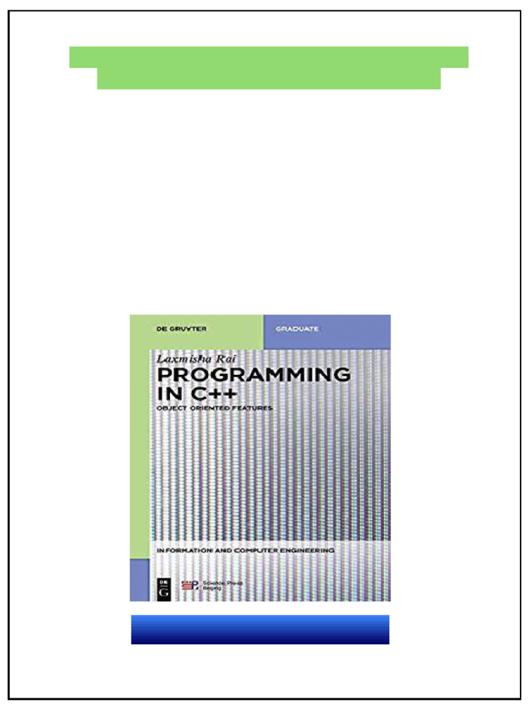 Programming in C Object Oriented Features 1st Edition Laxmisha Rai ...
