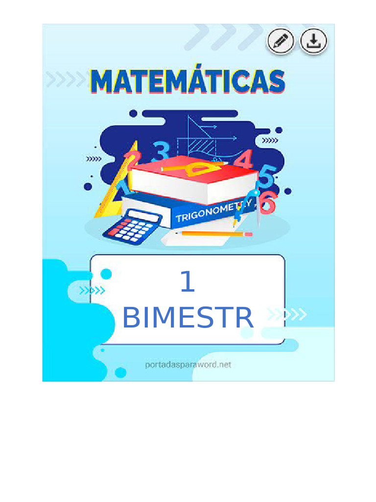 2-Bimestre Matematica | PDF