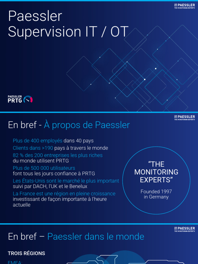 Supervision IT/OT avec PRTG | PDF | Scada | Serveur (Informatique)
