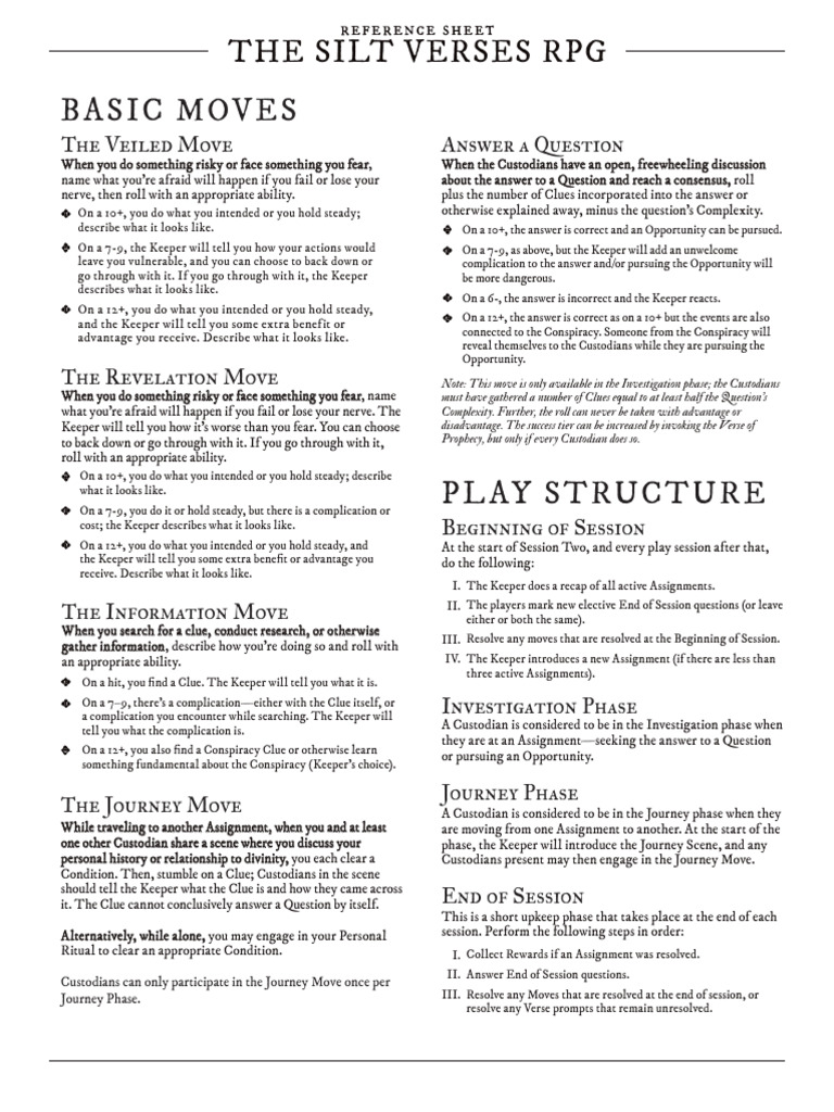 TSV Reference Sheet | PDF