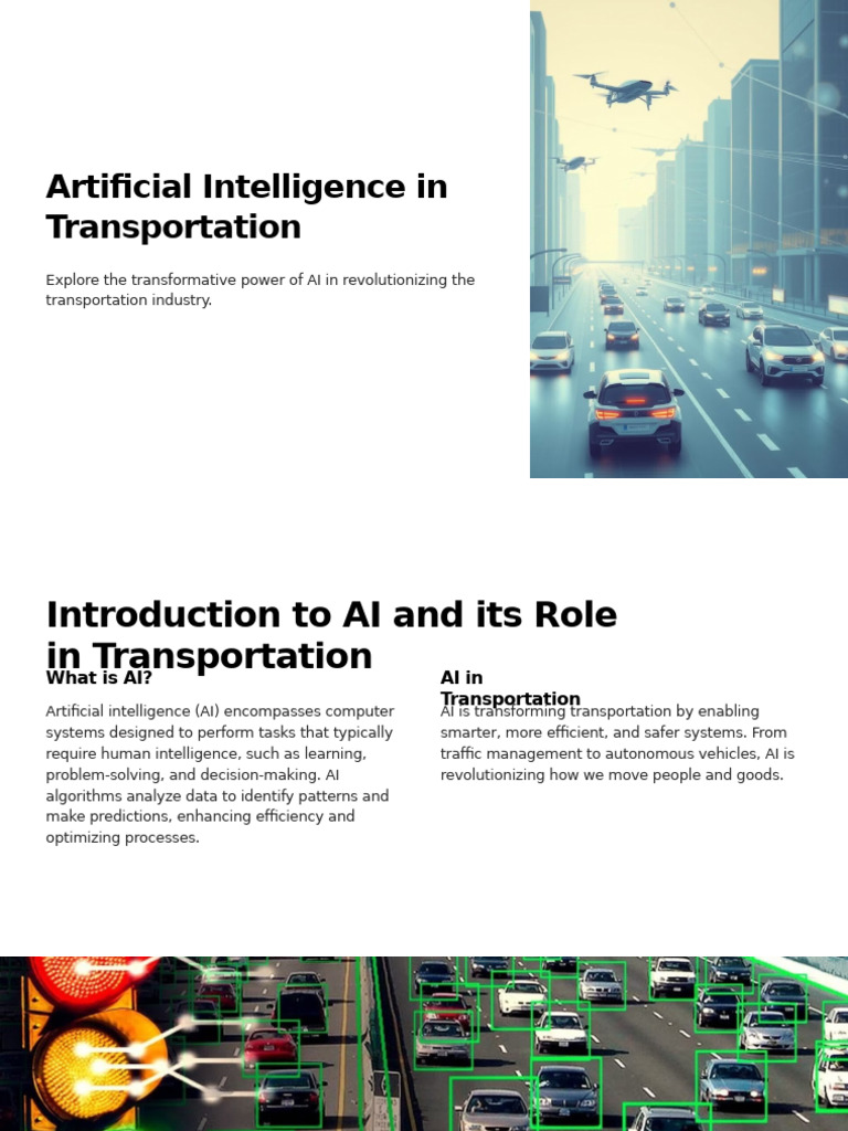 AI Transforming Transportation Industry | PDF | Artificial Intelligence ...