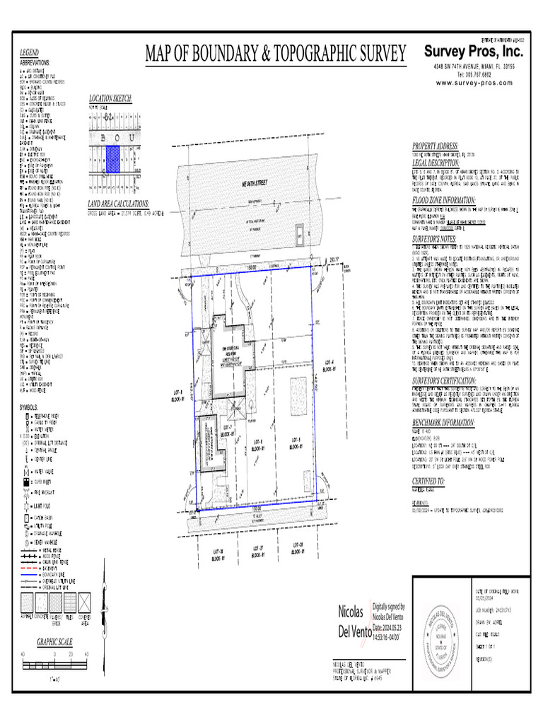Miami Dade County Survey Job Copy | PDF