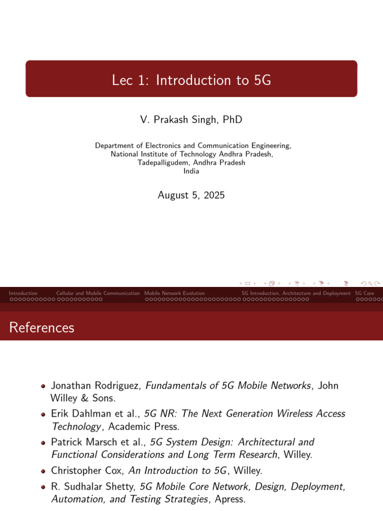 EC402 Lecture1 | PDF | Channel Access Method | Cellular Network
