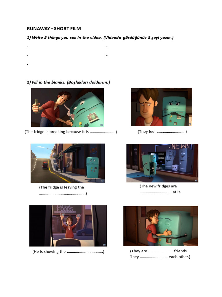 Runaway Short Film Activity Guide | PDF