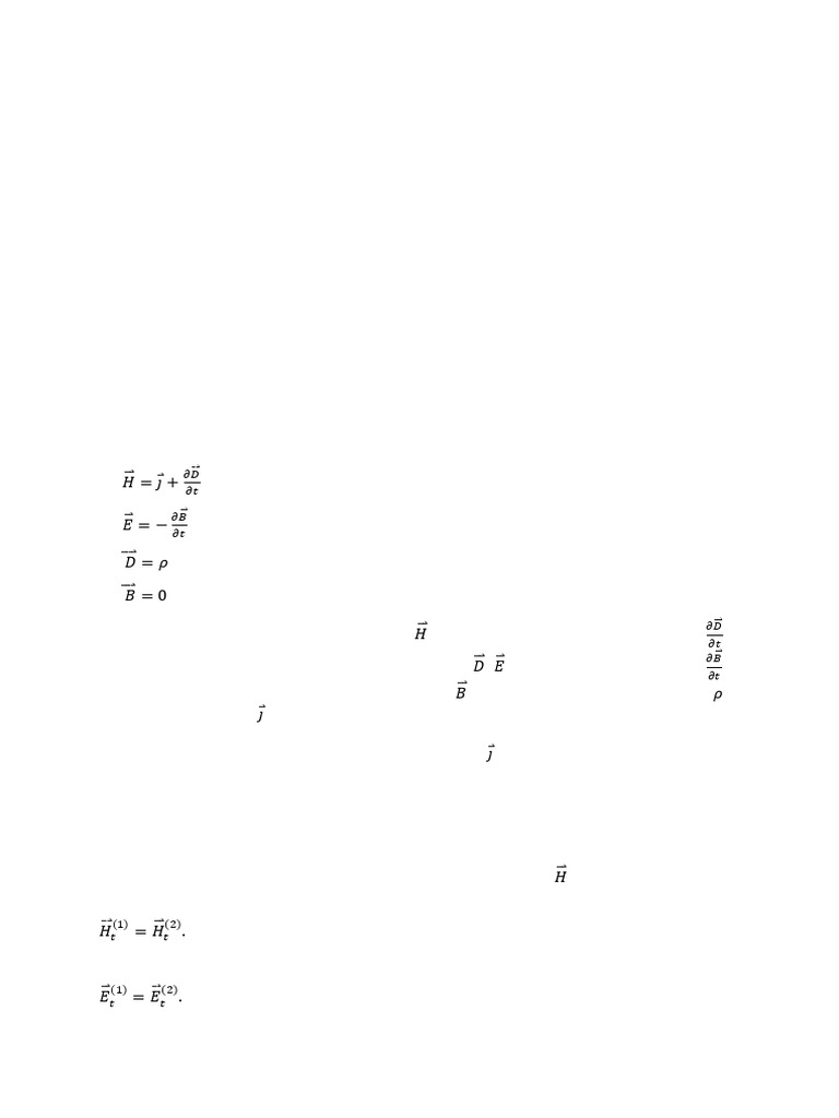 Maxwell's Equations in Electrodynamics | PDF | Waves | Wave Equation