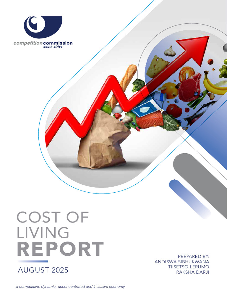 Cost of Living Report August 2025 | PDF | Cost Of Living | Consumer ...