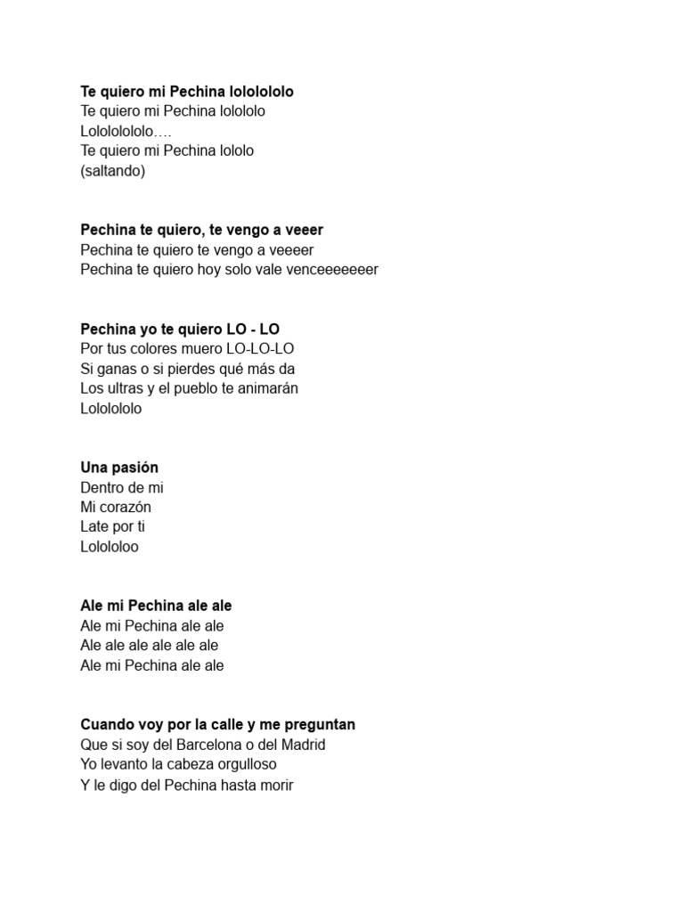 Canticos Pechina | PDF