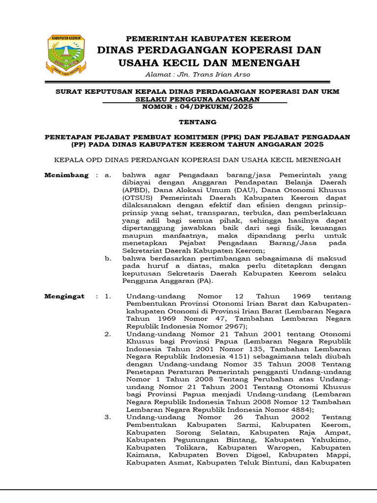 SK PPK Dan PP | PDF