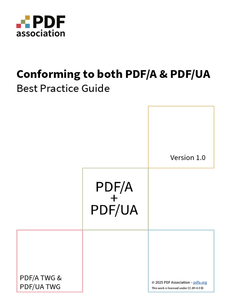 PDF/A & PDF/UA Compliance Guide | PDF | Metadata | Software Engineering