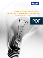 Business Leaders Perceptions in Tanzania 2010