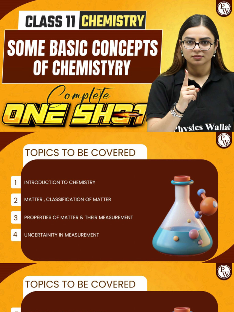 Some Basic Concepts of Chemistry - Class Notes | PDF