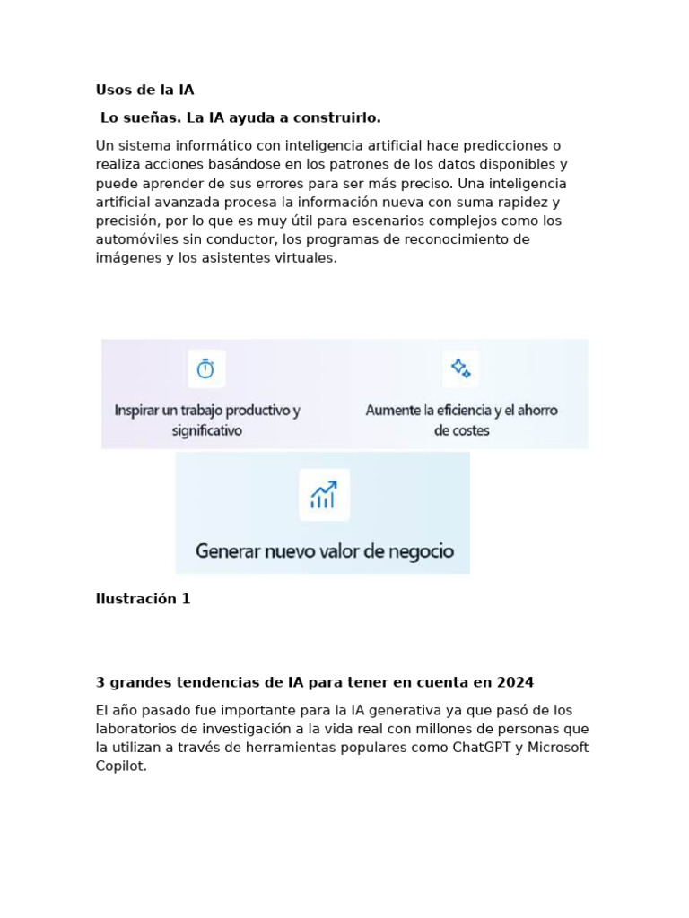 Tendencias de IA para 2024: Innovaciones Clave | PDF | Inteligencia ...