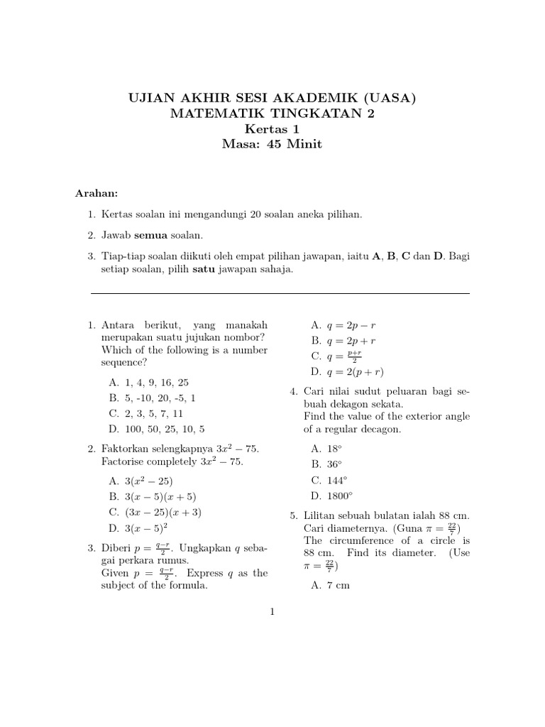 Form 2 | PDF