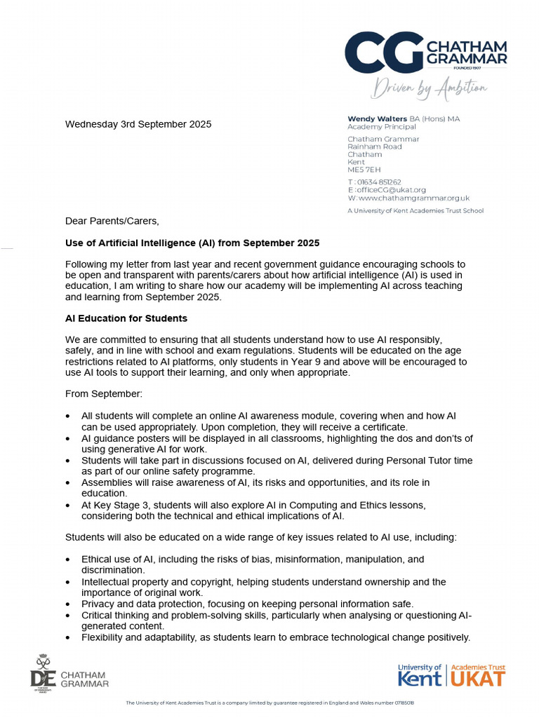 AI Implementation in Education 2025 | PDF | Artificial Intelligence ...