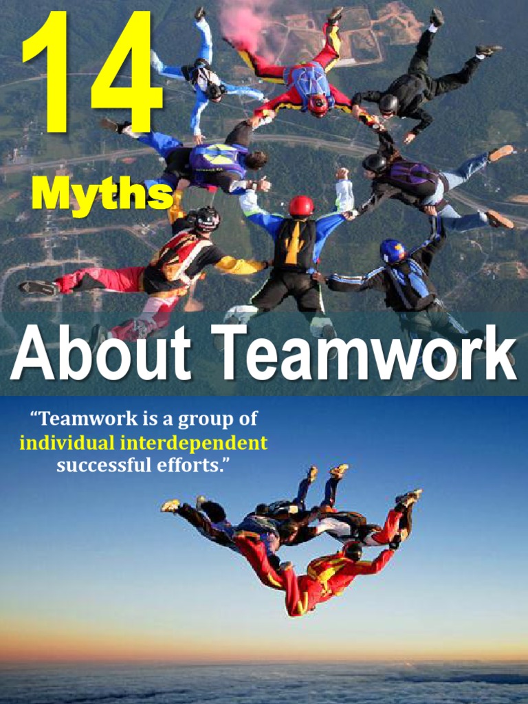 14mythsaboutteamwork | PDF | Team Building | Social Psychology