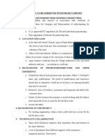 Documents Required With Project Report