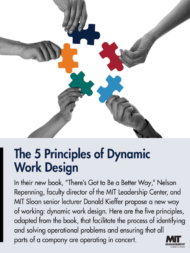 The 5 Principals of Dynamic Work Design | PDF
