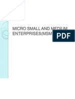 Micro Small and Medium Msme